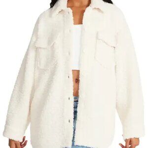 Steve Madden Textured Shirt Jacket